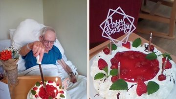 93rd birthday celebrations for Bereweeke care home Resident